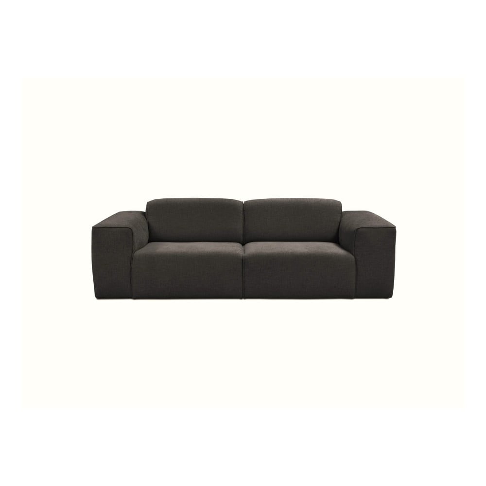 Tamsiai pilka trijų vietų sofa Cosmopolitan Design Phoenix