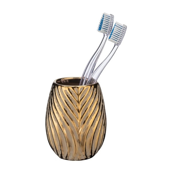 Iš keramikos dantų šepetėlio indas auksinės spalvos Idro – Wenko-image-1