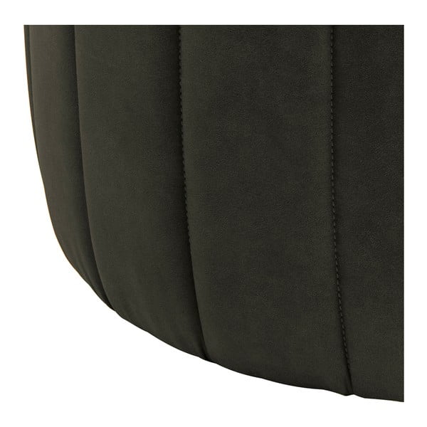 Alyvuogių žalios spalvos pufas iš dirbtinės odos Actona Doria, ⌀ 60 cm-image-2