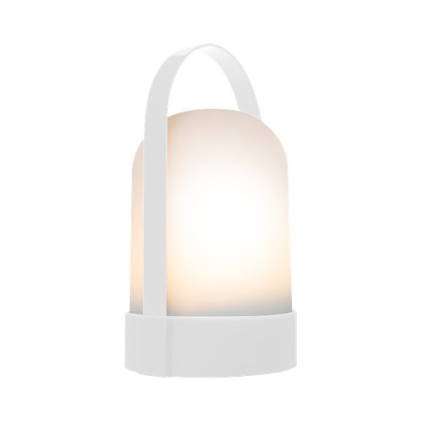 Baltas šviesos diodų stalinis šviestuvas (aukštis 25 cm) Uri - Remember