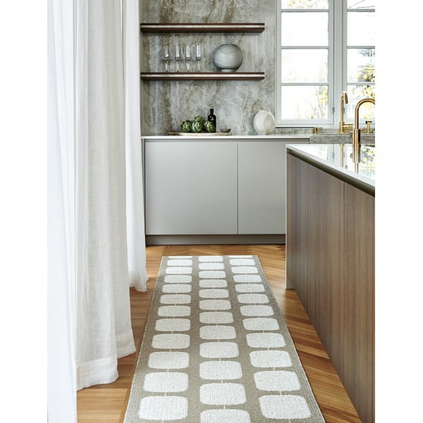 Smėlio spalvos/kreminės spalvos lauko kilimas 70x300 cm Sten Light Nougat – Pappelina-image-3