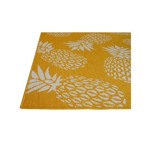 Geltonas lauko kilimas Floorita Pineapple, 160 x 230 cm-image-3