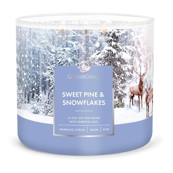 Kvapnioji žvakė Goose Creek Sweet Pine & Snowflakes, 35 val. degimo trukmė