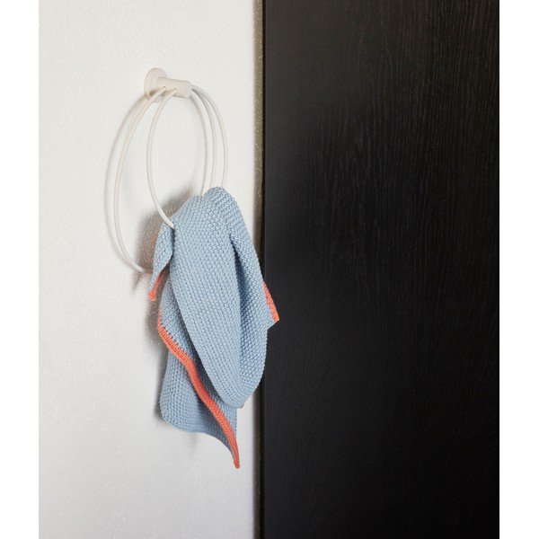 Sieninis metalinis rankšluosčių laikiklis Loop - Hübsch-image-2