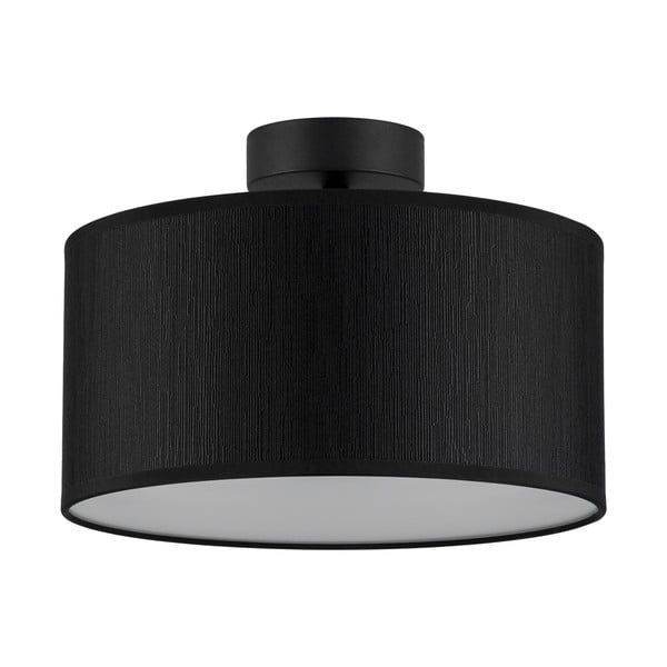 Juodas lubinis šviestuvas Sotto Luce Doce M, ⌀ 30 cm