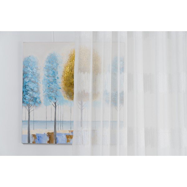 Permatoma užuolaida baltos spalvos 140x260 cm Musette – Mendola Fabrics