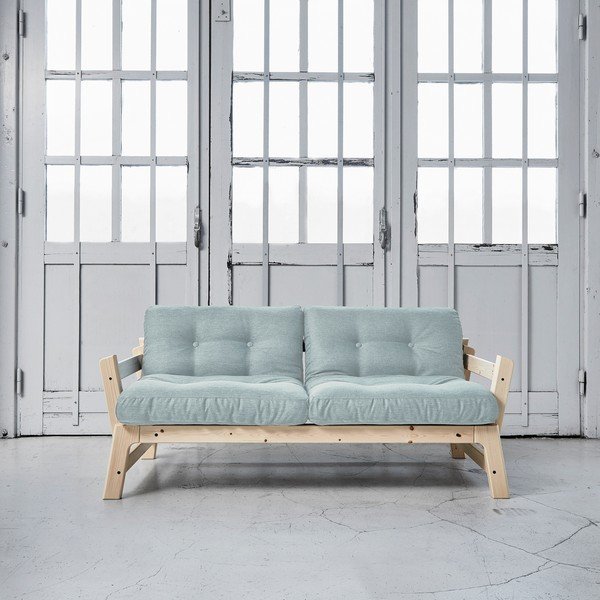 Sofa lova "Karup Step Natural/Sky Blue-image-1