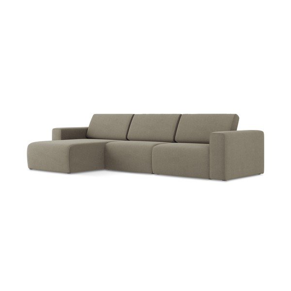 Šviesiai rudos spalvos modulinė kampinė sofa (su kairiuoju kampu) Kalea – Makamii-image-2