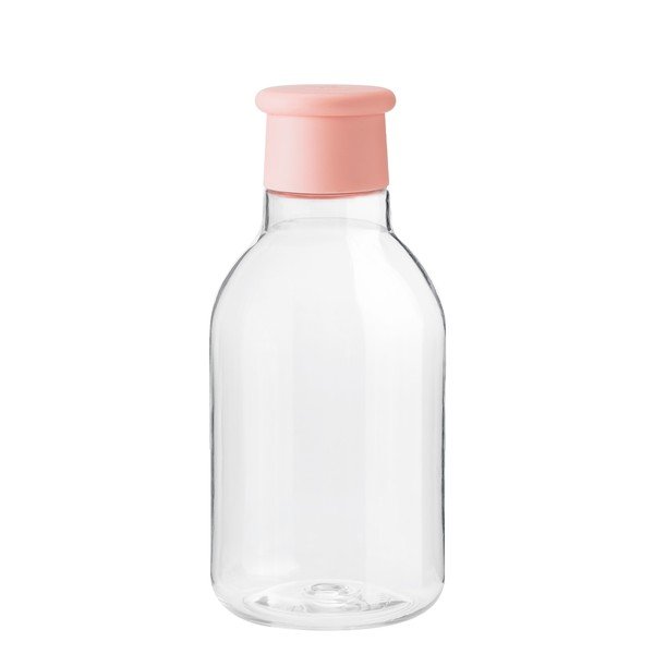 Rausvos spalvos iš plastiko butelis 500 ml Drink-It – RIG-TIG