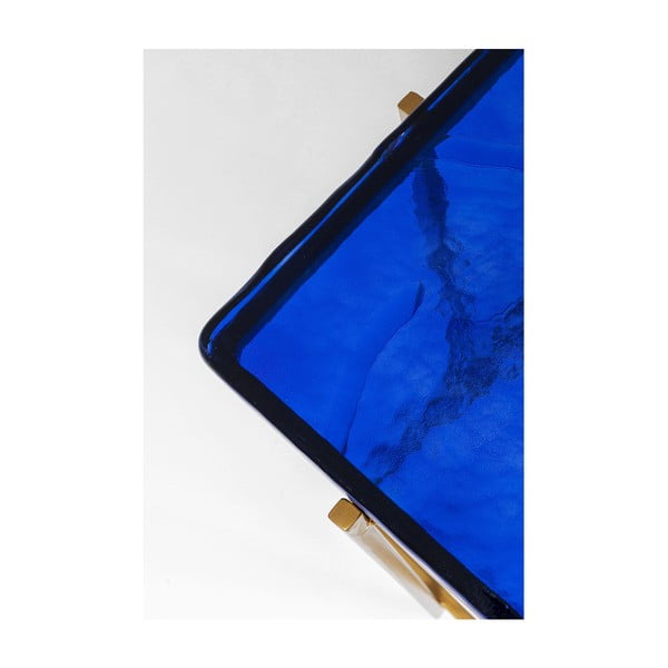 Aukso spalvos sulankstomas stalas "Kare Design Lagoon", aukštis 50 cm-image-4