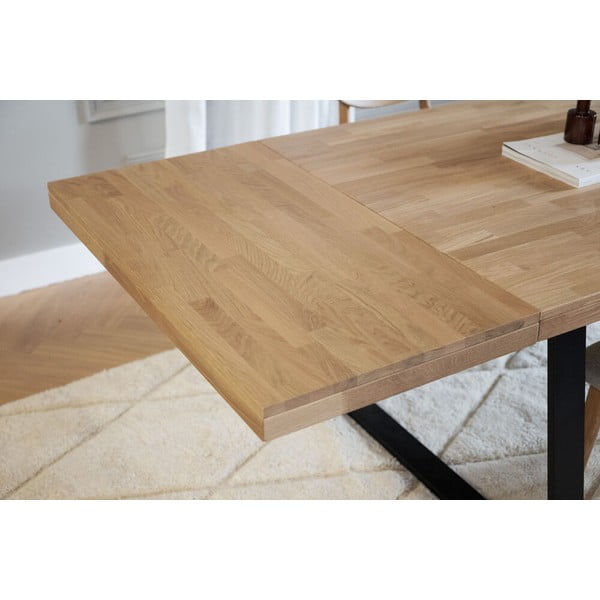 Papildoma prailginimo stalviršis iš šlifuoto ąžuolo Rowico Brooklyn-image-1