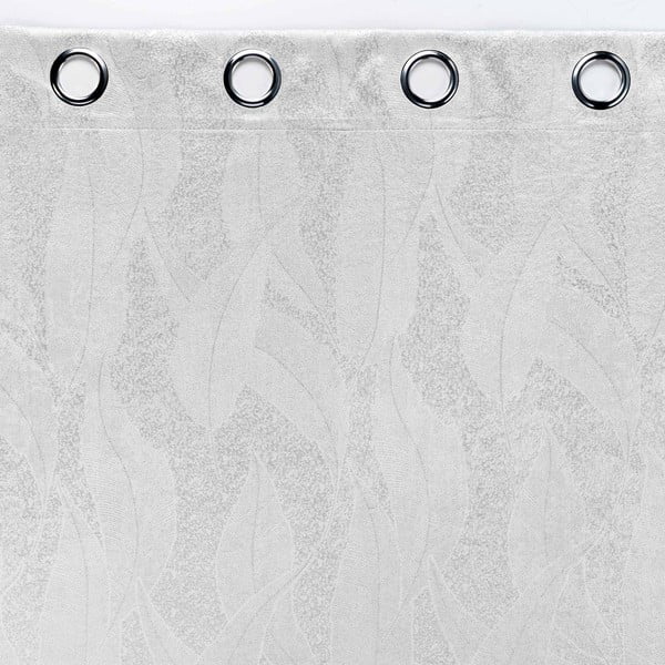 Iš velveto visiškai užtemdo užuolaida baltos spalvos 135x280 cm Melodie – douceur d'intérieur-image-3