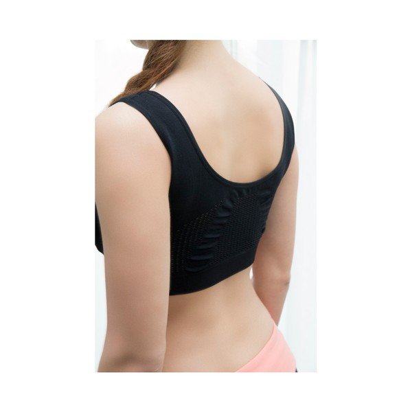 Juodai baltas liemenėlių rinkinys InnovaGoods AirFlow Technology Fit, M dydis-image-1