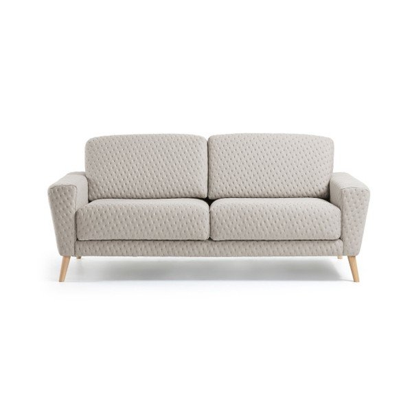 Smėlio spalvos trijų vietų sofa "La Forma Guy-image-3