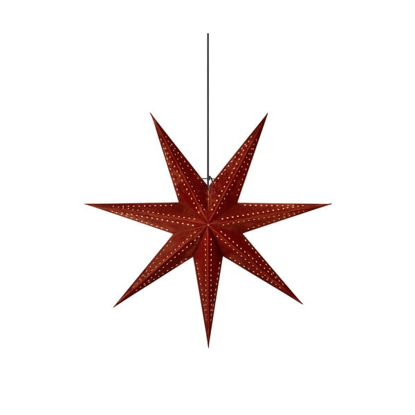 Šviečianti dekoracija raudonos spalvos su Kalėdų motyvu ø 75 cm Embla – Markslöjd