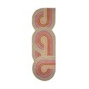 Rankų darbo rožinės spalvos iš vilnos kilimas 80x300 cm Spiral Shaped  – Flair Rugs