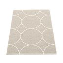 Kreminės spalvos lauko ir vidaus kilimas 70x100 cm Boo Linen – Pappelina