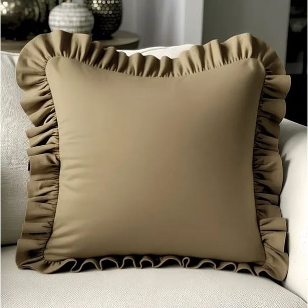Iš medvilnės mišinio dekoratyvinis pagalvės užvalkalas 40x40 cm Ruffled – Mila Home