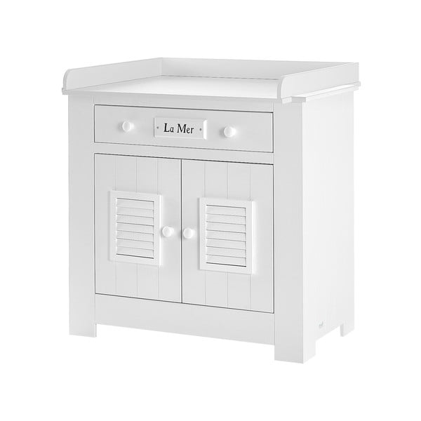 Baltas vystymo stalas montuojamas ant komodos Pinio Marseille-image-2