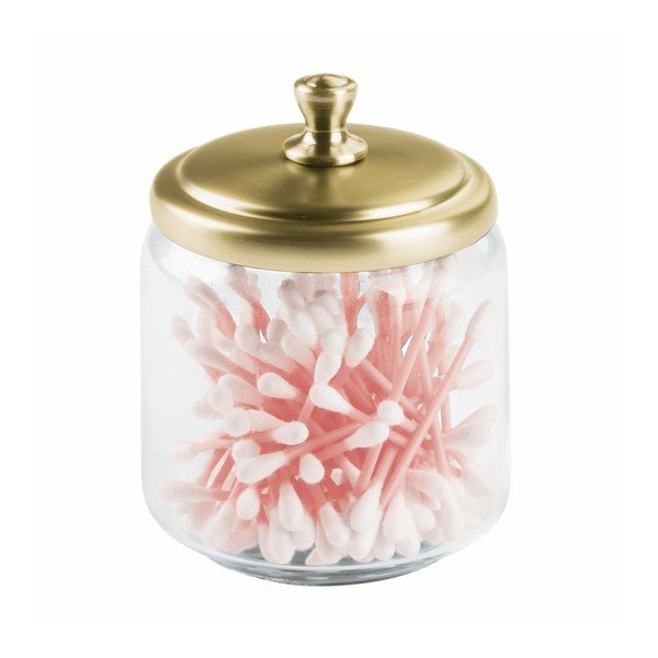 Stiklinė dėžutė InterDesign York, ⌀ 9 cm-image-2