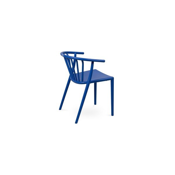 Mėlynos spalvos plastikinė sodo kėdė Capri – Bonami Essentials-image-3