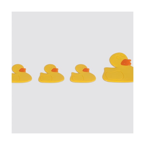 Vaikiški neslystantys kilimėliai 6 vnt. vonioms 12x12,5 cm Duck – Spirella-image-1