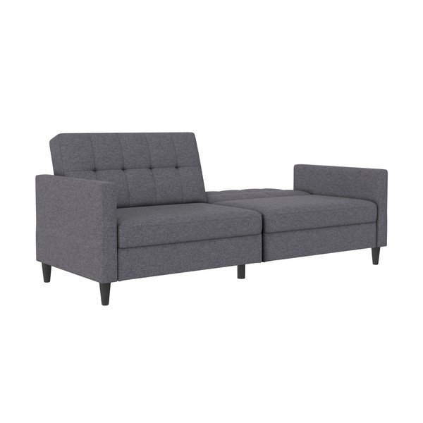 Pilkos spalvos sulankstoma sofa 203 cm Hartford – Støraa-image-4