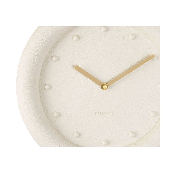 Kreminis sieninis laikrodis Karlsson Petra, ø 30 cm-image-1