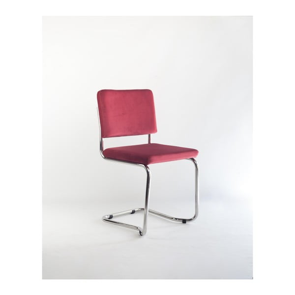 Kėdė su raudono aksomo apmušalais "Velvet Atelier Bertha