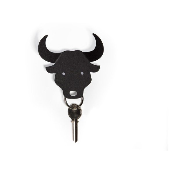Juodas raktų laikiklis "Qualy Bull-image-1