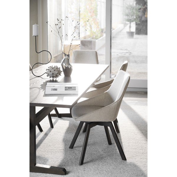 Valgomojo kėdės smėlio spalvos 2 vnt. Alison – Rowico-image-1