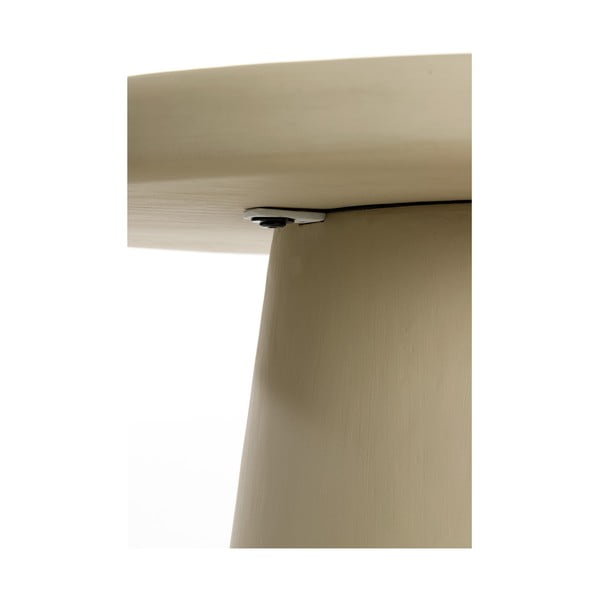 Apvalios formos kavos staliukas smėlio spalvos ø 60 cm Kulona – Light & Living-image-4