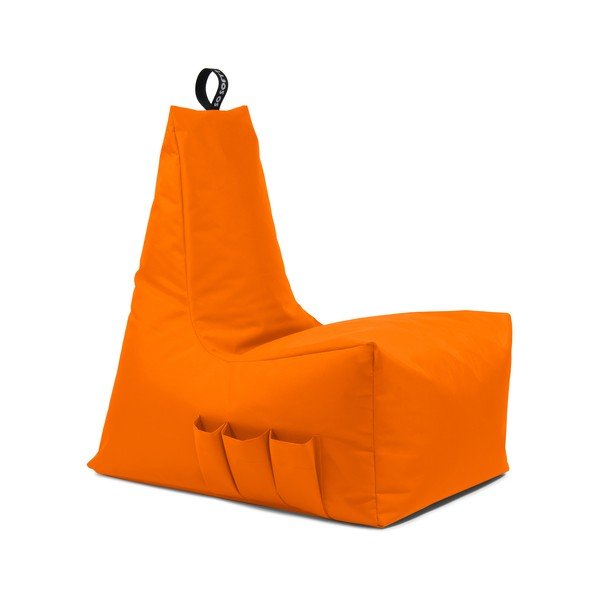 Oranžinės spalvos sėdmaišis Icy Gamer XL – So Soft?