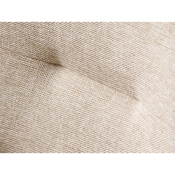 Kreminės spalvos iš audinio valgomojo kėdė su porankiais Roxana – Unique Furniture-image-1