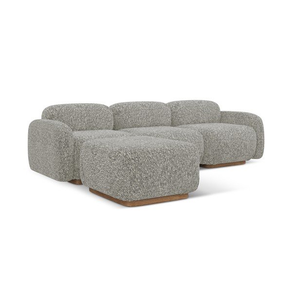 Pilkos spalvos modulinė kampinė sofa (kintama) Ailani – Makamii-image-3
