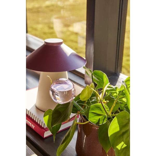 Violetinės ir smėlio spalvos metalinis stalinis šviestuvas Chipper - Hübsch-image-1