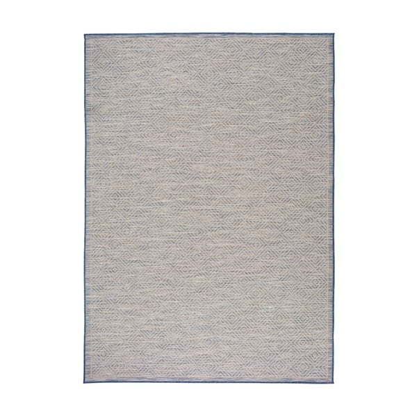 Mėlynas universalus kilimas "Kiara", tinkamas naudoti lauke, 150 x 80 cm