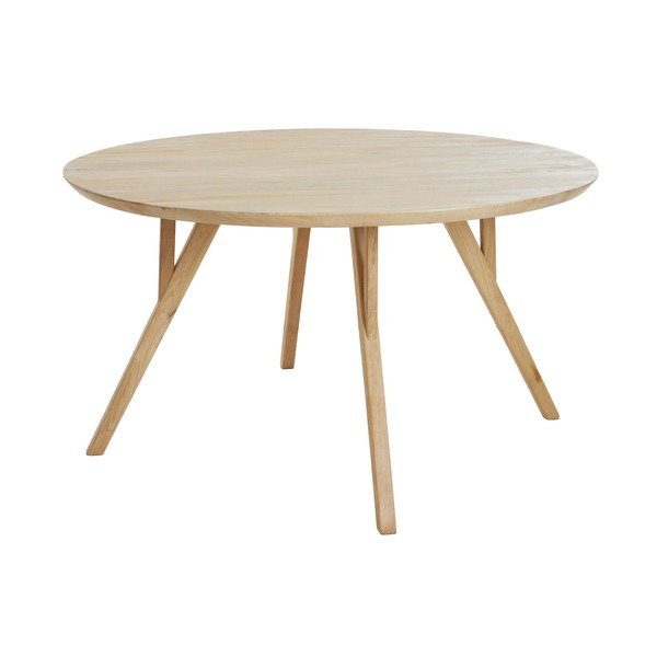 Iš mango masyvo apvalios formos valgomojo stalas ø 120 cm Quenza – Light & Living
