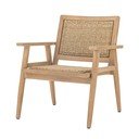 Natūralios spalvos medžio masyvo sodo krėslas Sorrento – Bloomingville