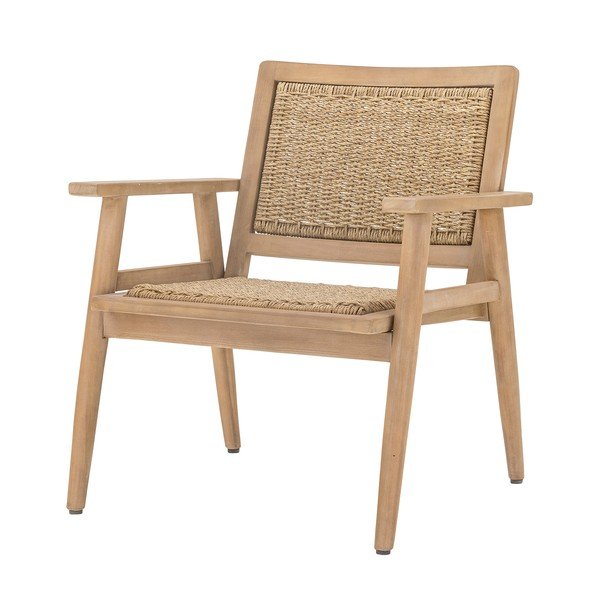 Natūralios spalvos medžio masyvo sodo krėslas Sorrento – Bloomingville