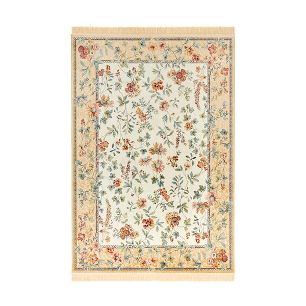 Iš viskozės kilimas smėlio spalvos 95x140 cm Oriental – Nouristan