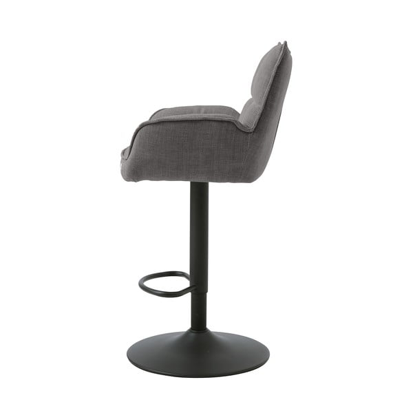 Pilkos spalvos reguliuojamo aukščio baro taburėtės 2 vnt. Marilla – Unique Furniture-image-2