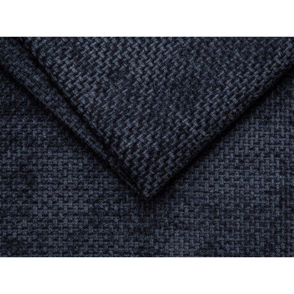 Tamsiai mėlynos spalvos sofa iš šenilinio audinio 290 cm Lupine – Micadoni -image-3