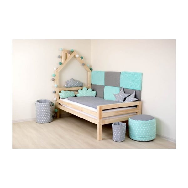 4 pailgintų kojų rinkinys iš natūralios eglės medienos, skirtas Benlemi lovai, aukštis 20 cm-image-3