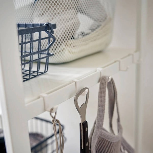 Matinės baltos spalvos iš plieno pastatoma lentyna 60x90x46,5 cm Tower – YAMAZAKI-image-3