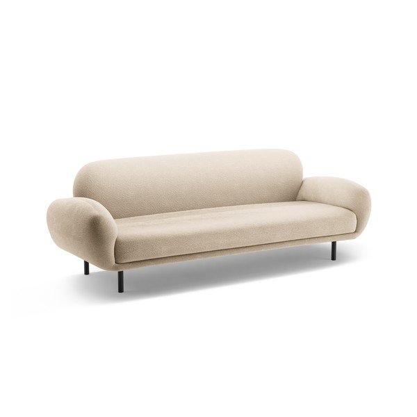 Smėlio spalvos iš boucle sofa 208 cm Poppy – Micadoni -image-1