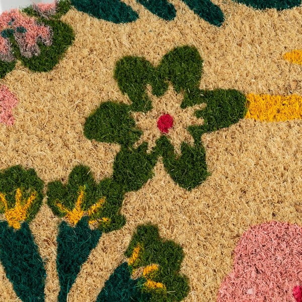 Iš kokoso pluošto grindų kilimėlis 40x60 cm Flora – Casa Selección-image-1