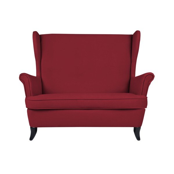 Raudona dvivietė sofa "Micadoni Home Pirla-image-1