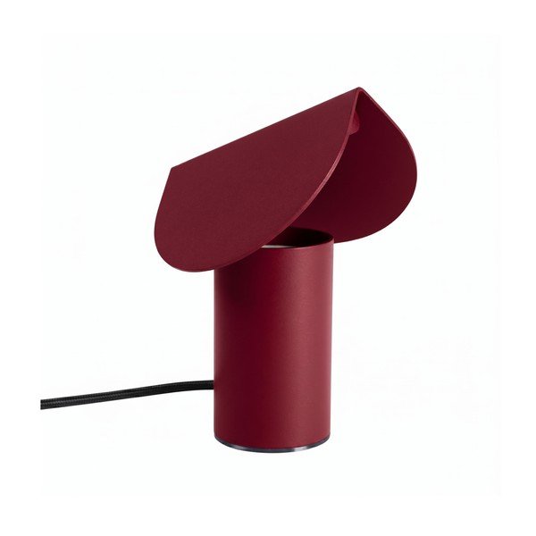 Bordo spalvos iš aliuminio stalinis šviestuvas LED (aukštis 15 cm) BISCUIT – Thoro