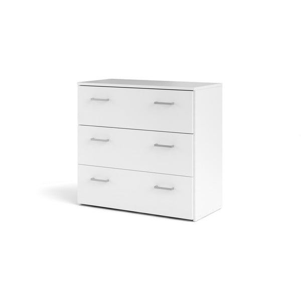 Žema šoninė spintelė baltos spalvos 74x70 cm Space – Tvilum-image-4